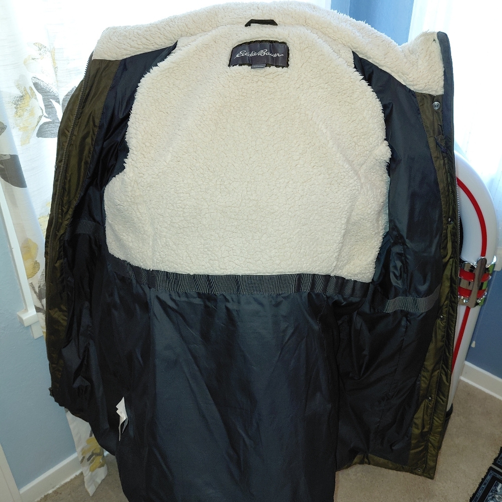 Women's Eddie Bauer Lodge Casadian Down Parka Jacket - Picture 6 of 9